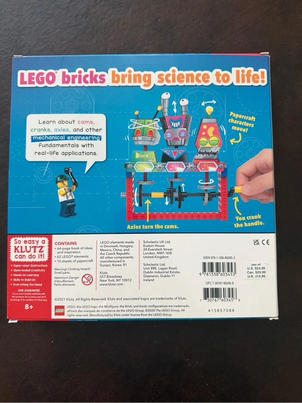 NWT-LEGO Gear Bots Building Kit - Bright Multicolor